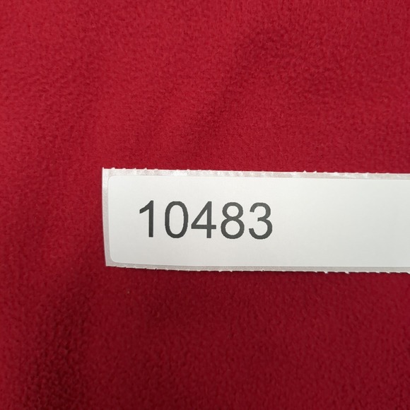 LL Bean Red Fleece Quarter Zip Pullover Sweatshirt Size S - Picture 9 of 9